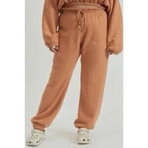 DONNI. ‎ Women's Vintage Fleece Gem Sweatpants in Penny Size XXL NWOT
